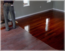 Staining Hardwood Floors NJ